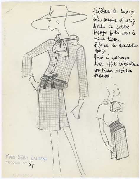 yves saint laurent en 1940|yves Saint Laurent original designs.